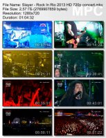 Slayer - Rock In Rio HD 720p BDRip (2013)