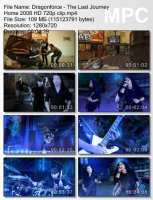 Клип Dragonforce - The Last Journey Home HD 720p (2008)