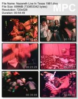 Nazareth - Live In Texas (DVDRip) (1981)
