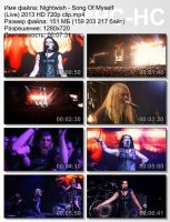 Клип Nightwish - Song Of Myself (Live) HD 720p (2013)