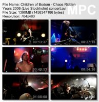 Children of Bodom - Chaos Ridden Years (Live Stockholm) (DVDRip) (2006)