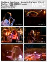 Клип Deep Purple - Smoke On The Water (vocal David Coverdale) (1974)