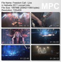 Freedom Call - Live in Hellvetia DVDRip (2011)