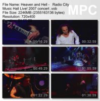 Heaven & Hell - Live! Radio City Music Hall (DVDRip) (2007)