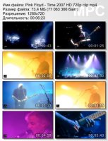 Клип Pink Floyd - Time (Live) HD 720p (2007)