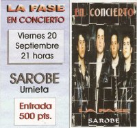 La Fase - En Directo Sarobe (1996)