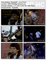 Nazareth - Live From London (DVDRip) (1985)