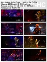 Клип Judas Priest - Heading Out To The Highway (Live) HD 1080p (2013)