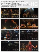 Клип Amorphis - Narrow Path (Live) HD 720p (2013)