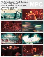 Клип Exumer - Fire & Damnation HD 1080p (2012)