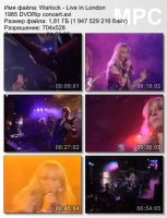 Warlock - Live In London (DVDRip) (1985)