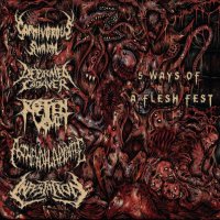 Rotten Vomit & Deformed Cadaver & As They Dilapidate & Carnivorous Swarm & Infestation - 5 Ways Of A Flesh Fest (2014)