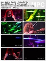 Клип Overkill - Rotten To The Core (Live) (HD 720p) (2010)