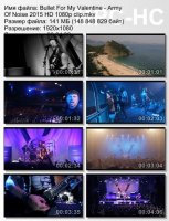 Клип Bullet For My Valentine - Army Of Noise HD 1080p (2015)