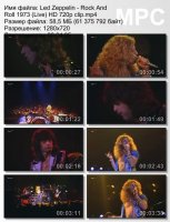 Клип Led Zeppelin - Rock And Roll (Live) HD 720p (1973)