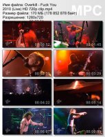 Клип Overkill - Fuck You (Live) (HD 720p) (2010)