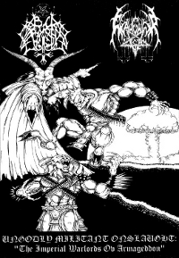 Abvul Abashy & Slaughter Messiah - Ungodly Militant Onslaught: The Imperial Warlords Ov Armageddon (Split) (2010)