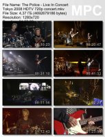 The Police - Live In Concert Tokyo Dome HDTV 720p (2008)