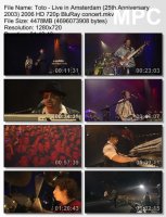 Toto - Live in Amsterdam (25th.Anniversary 2003) (HD 720p BDRip) (2006)