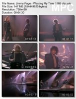 Клип Jimmy Page - Wasting My Time (1988)