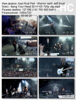 Клип Axel Rudi Pell - Warrior (with Jeff Scott Soto) - Bang Your Head HD 720p (2014)