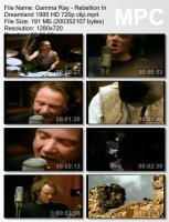 Клип Gamma Ray - Rebellion In Dreamland HD 720p (1995)