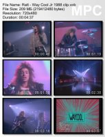 Клип Ratt - Way Cool Jr (1988)