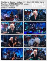 Клип Blondie - Mother (Live) (HD 1080p) (2011)
