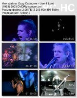 Ozzy Osbourne - Live & Loud (1993) DVDRip (2003)