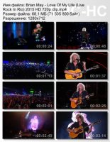 Клип Brian May - Brian May - Love Of My Life (Live Rock In Rio) (HD 720p) (2015)