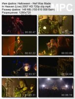 Клип Helloween - Hell Was Made In Heaven (Live) HD 720p (2007)