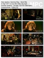 Клип Gamma Ray - Send Me A Sign (Live) HD 720p (2011)