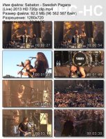 Клип Sabaton - Swedish Pagans (Live) HD 720p (2013)