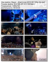 Клип Slayer - Jihad (Live) HD 720p (2010)